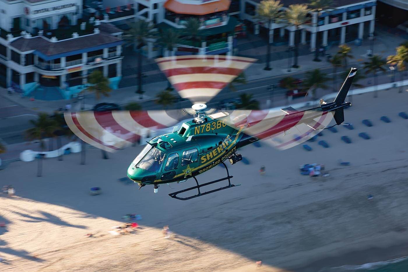Broward Sheriff's Office Airbus H125 in flight