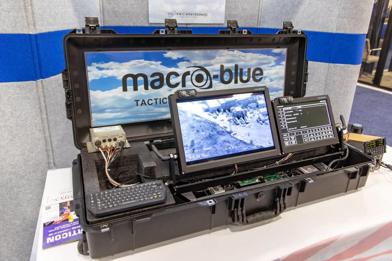 Macro-Blue and Technisonic integrated radio overlay demonstration at APSCON 2025