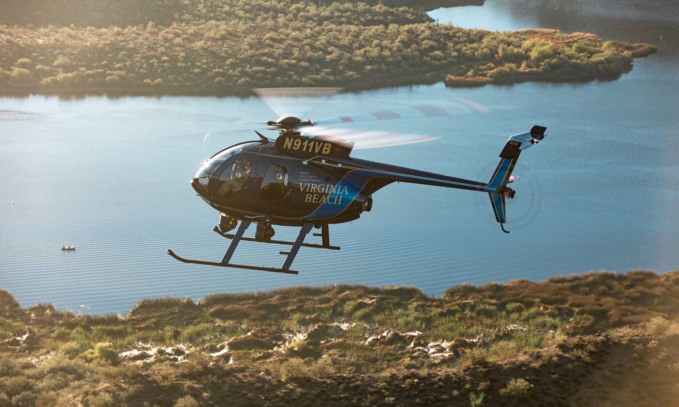 Virginia Beach Police Department MD 530F helicopter