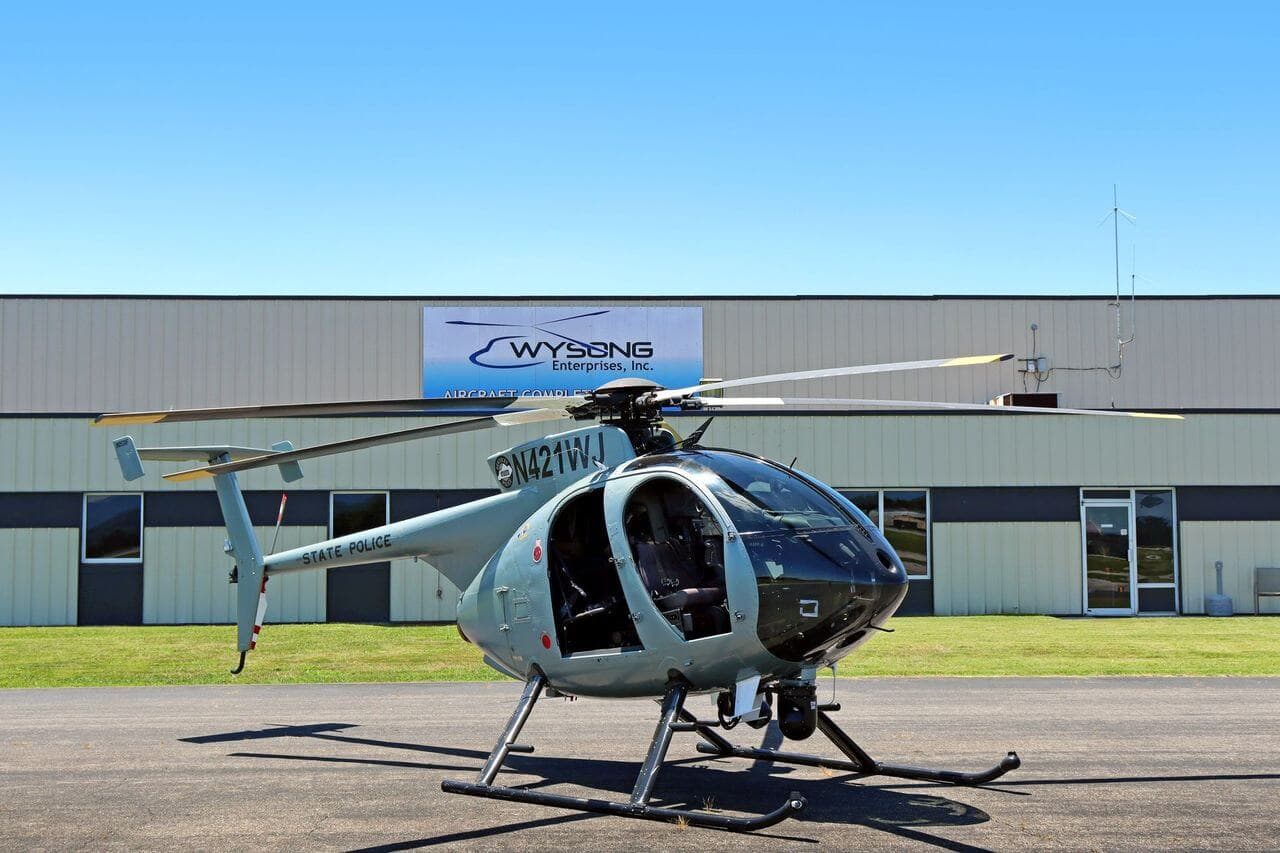 Wysong Enterprises law enforcement helicopter completion work