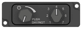 MB-KN204 external dual-knob controller, horizontal face